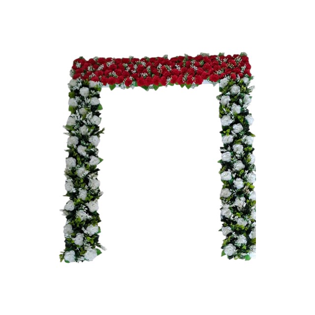 Flower Decoration -6 Artificial Flower belt with bouquet.